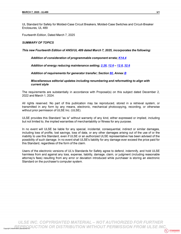 UL 489 PDF UL 489 PDF